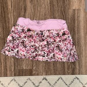 Lululemon floral mini tennis skirt
